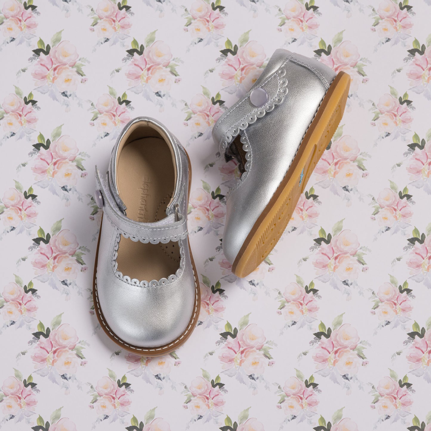 Mary Jane Toddler Silver