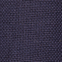 Navy blue linen fabric with a textured weave pattern.