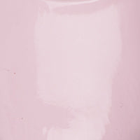 Glossy pink patent leather Mary Jane shoe with rounded toe and single strap for toddlers.