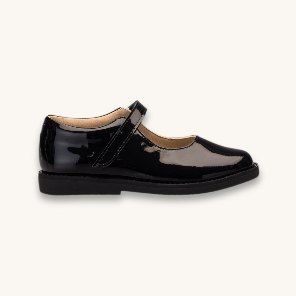 Zoe Mary Jane | Black Patent Leather