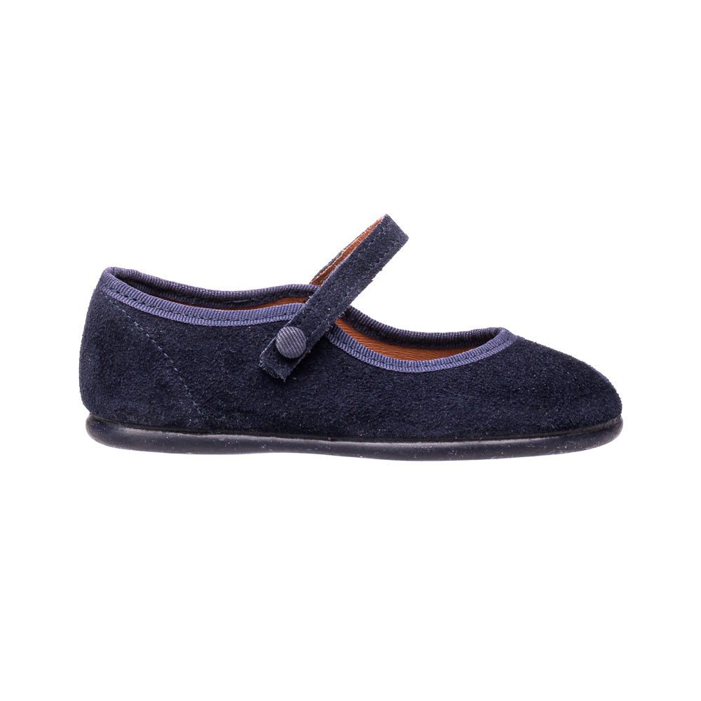 Suede Mary Jane Blue