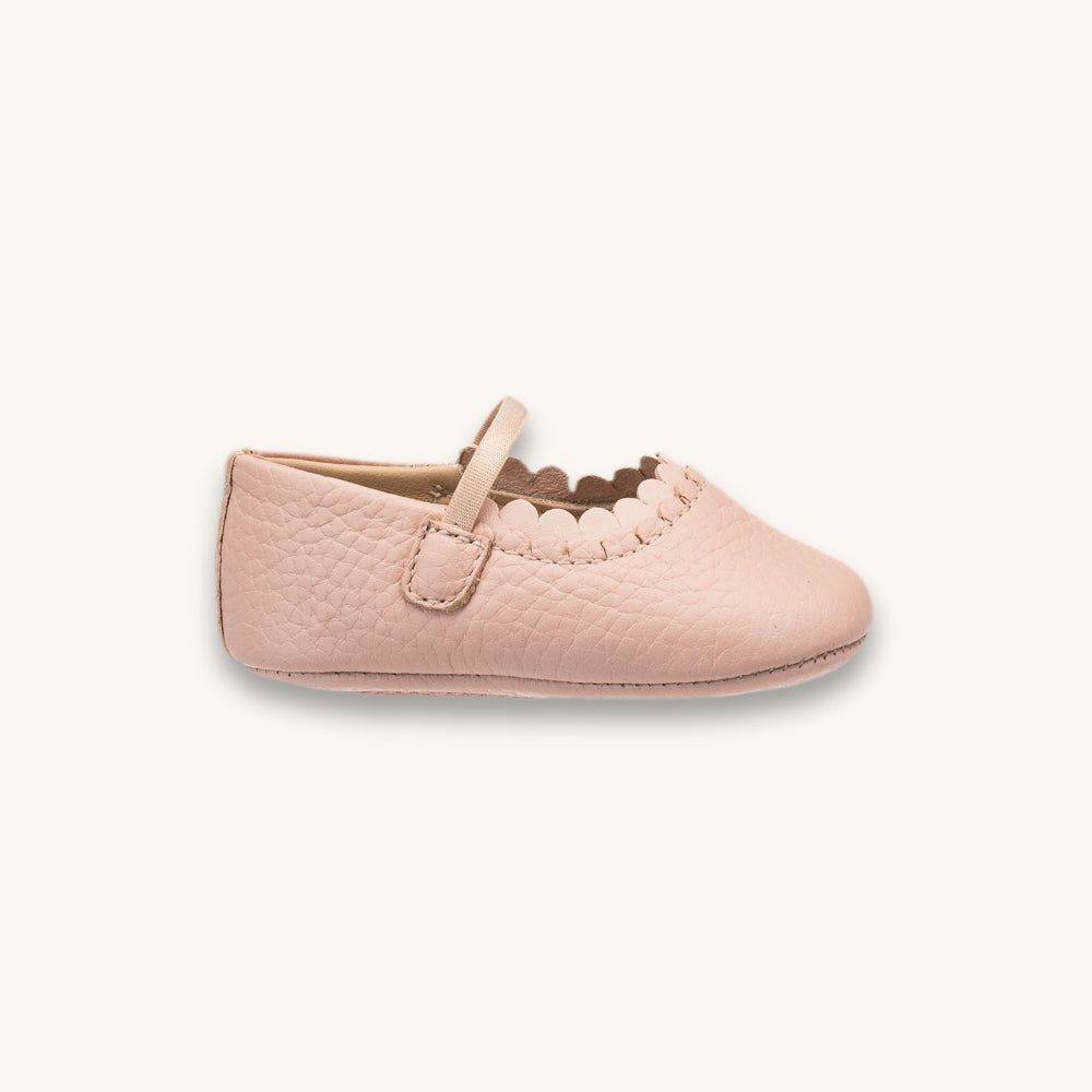 Ava Baby Ballet Flat | Pink Leather