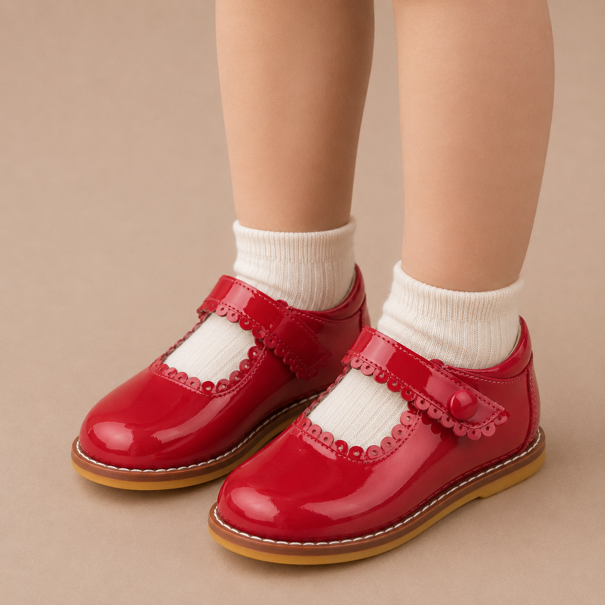 Toddler Mary Jane | Red Patent Leather