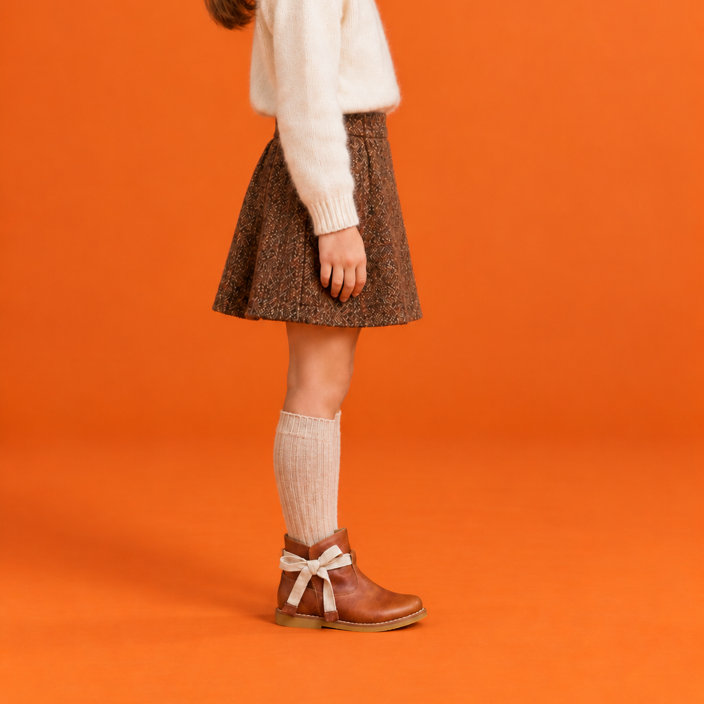 Sunny Bootie | Brown Leather