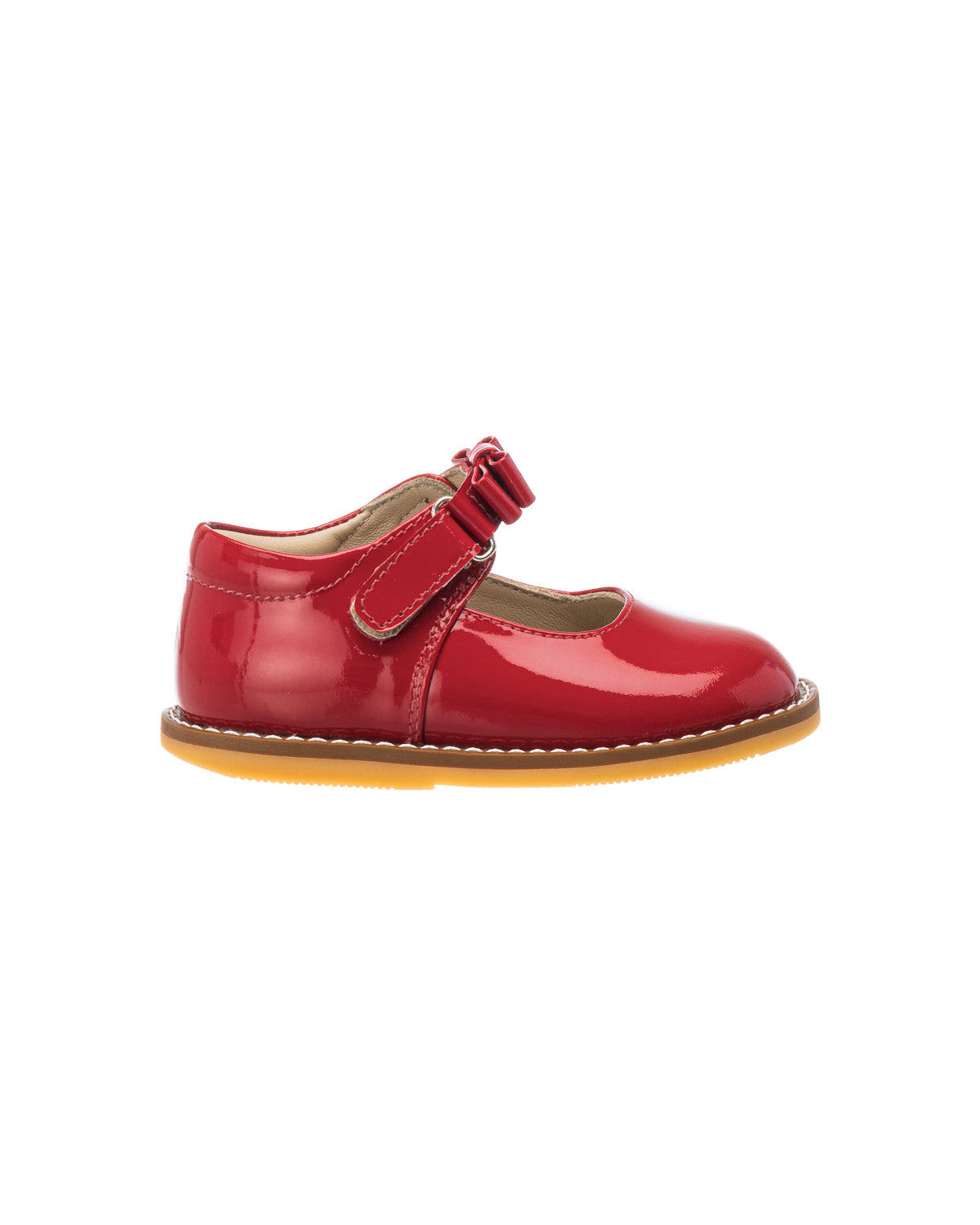 Mary Jane with Bow Toddler Red
