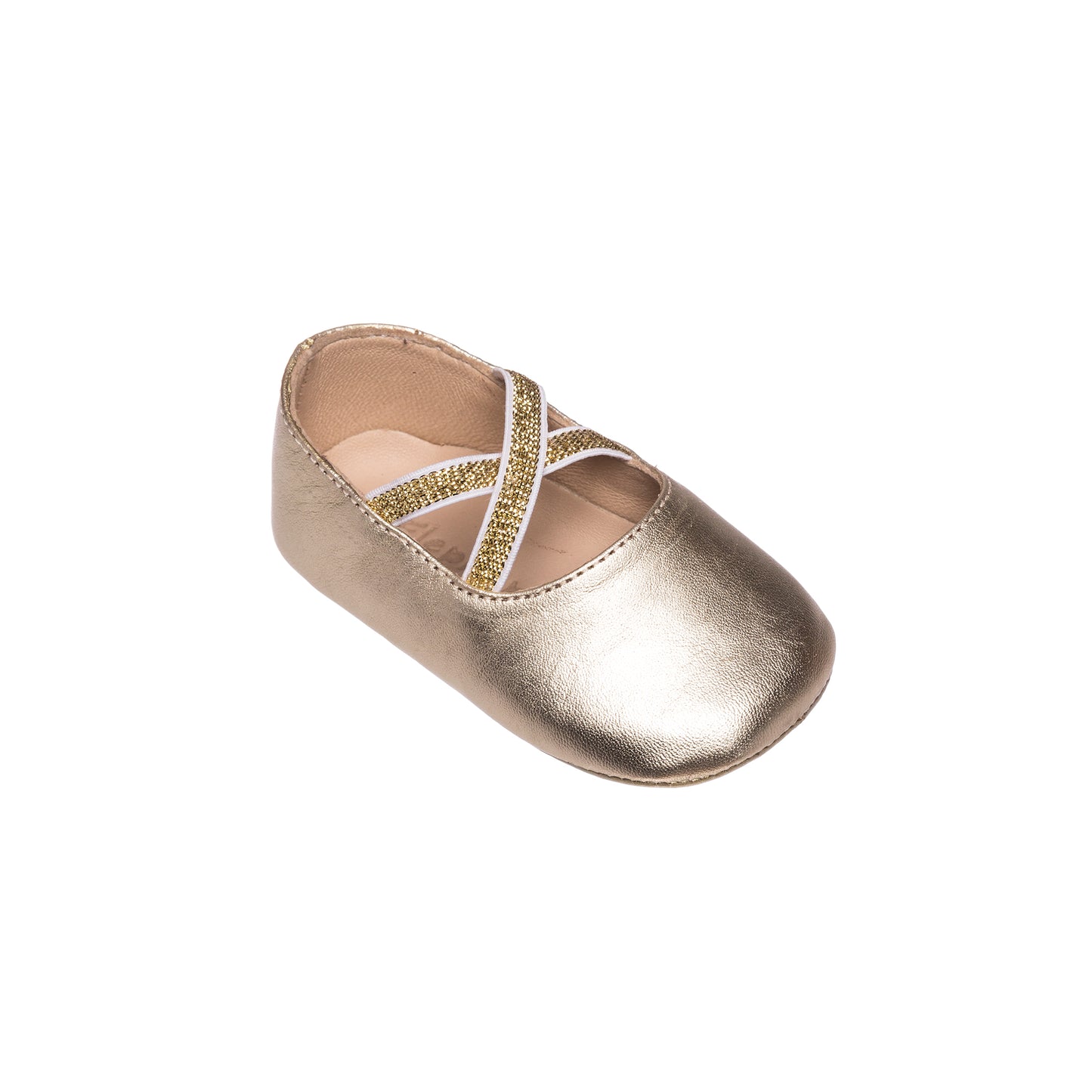 Crossed Ballerina Baby Gold