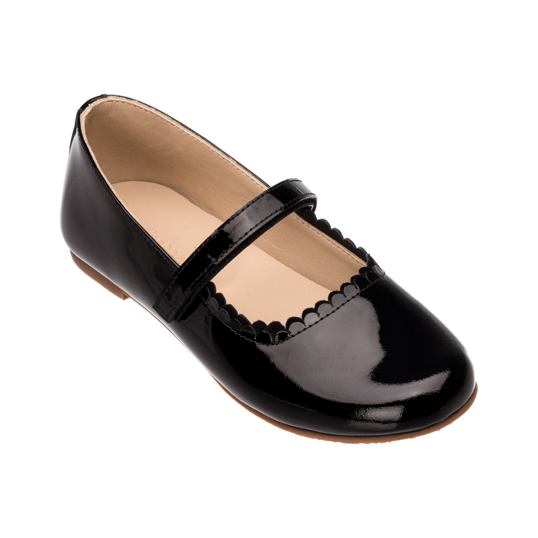 Elephantito Girls Aria Flat - Patent Black - 8 Elephantito Girls Aria Flat - Patent Black - 8