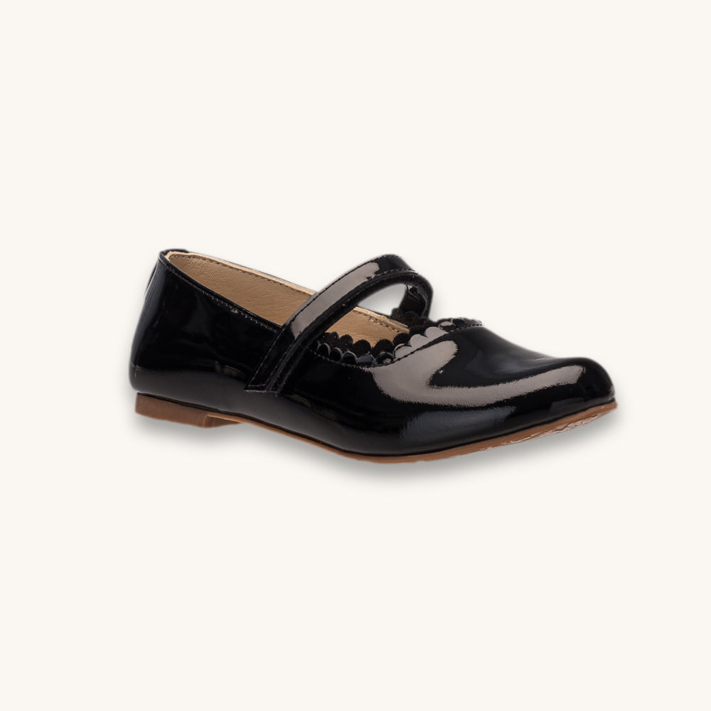 Aria Ballet Flat | Black Patent Leather