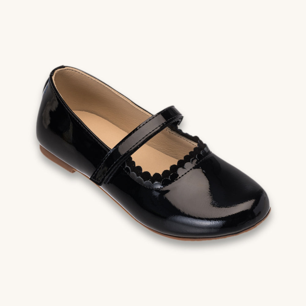 Aria Ballet Flat | Black Patent Leather