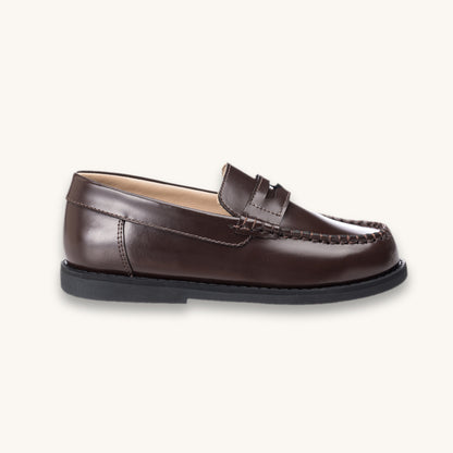 Scholar Moccasin | Brown Leather