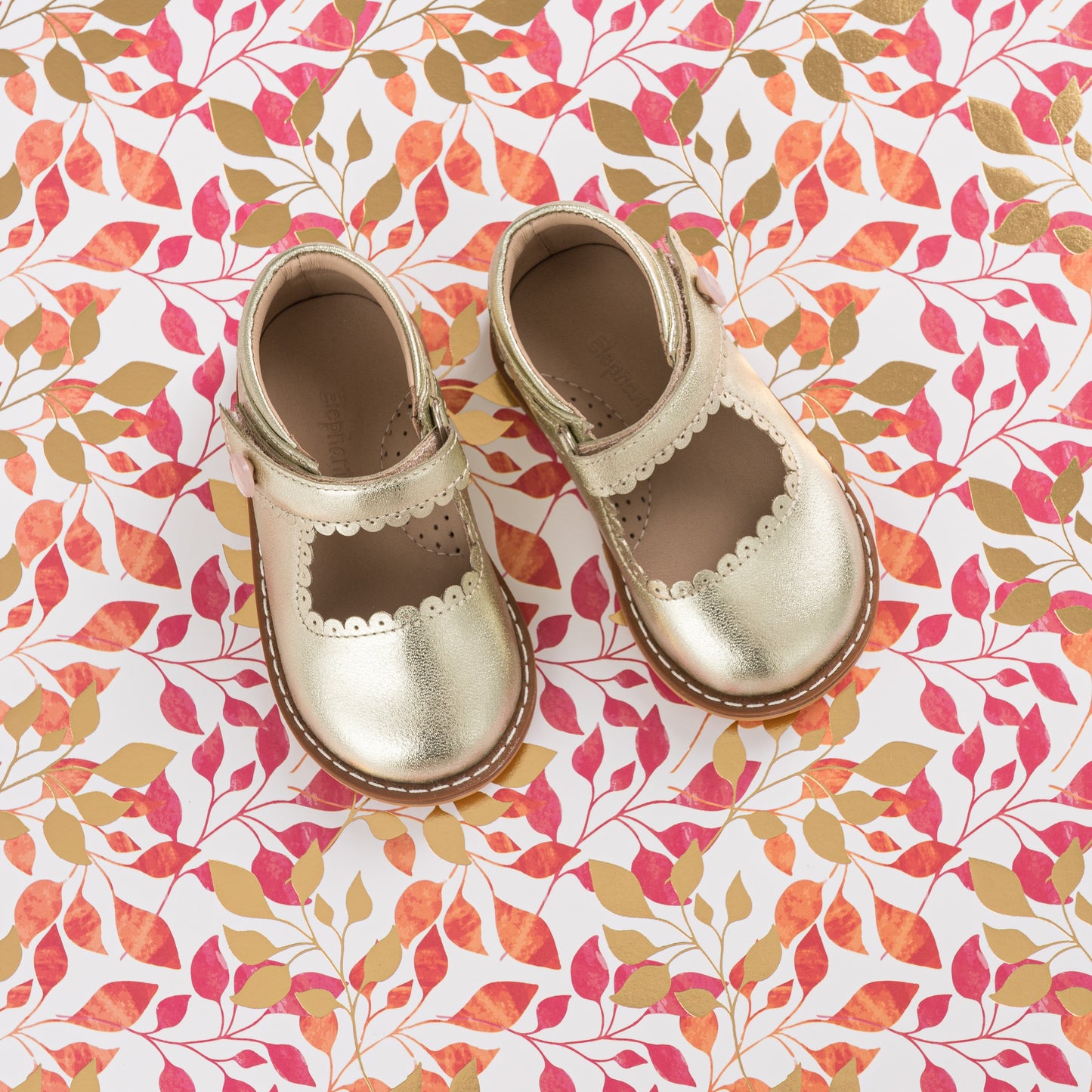 Mary Jane Toddler Metallic Gold