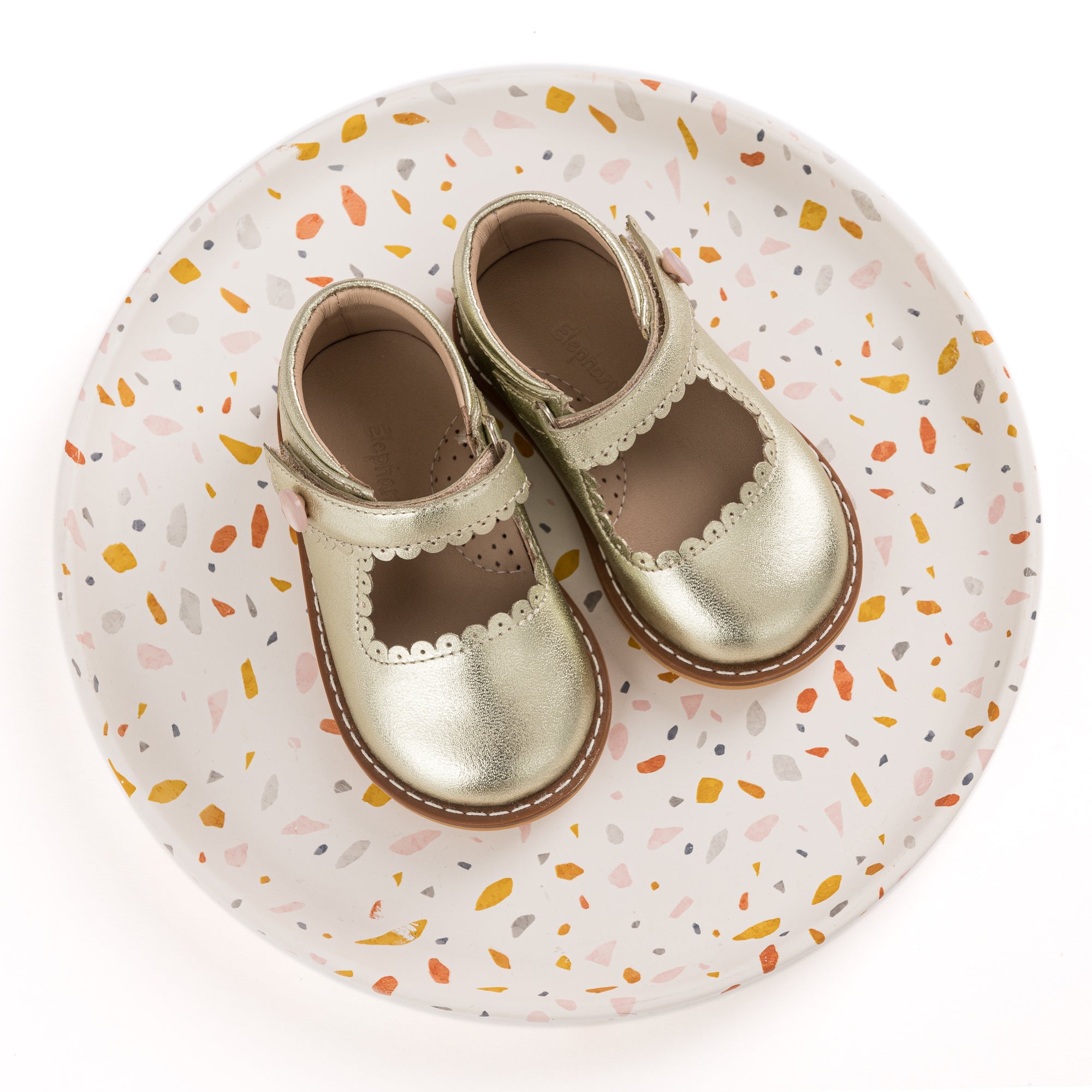 Mary Jane Toddler Metallic Gold – Elephantito