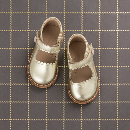 Mary Jane Toddler Metallic Gold