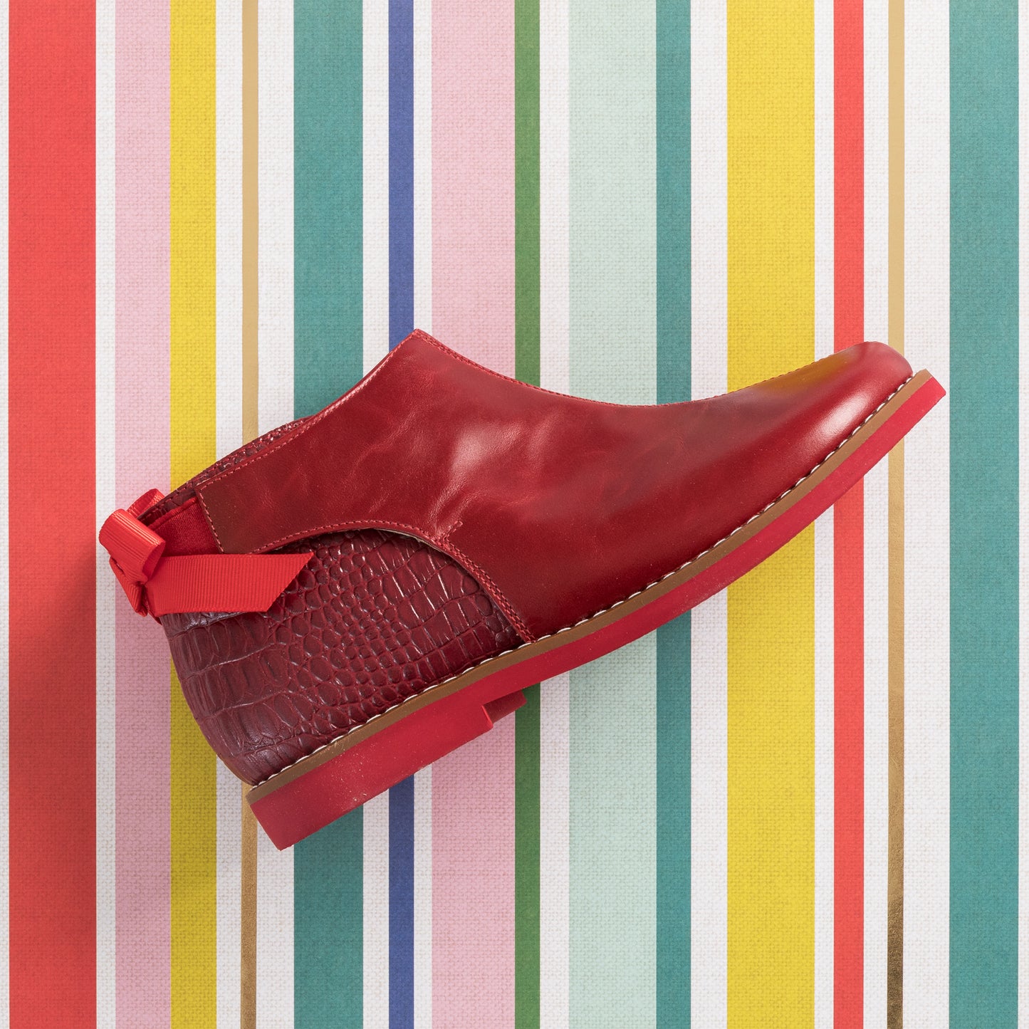 Anabelle Bootie Red