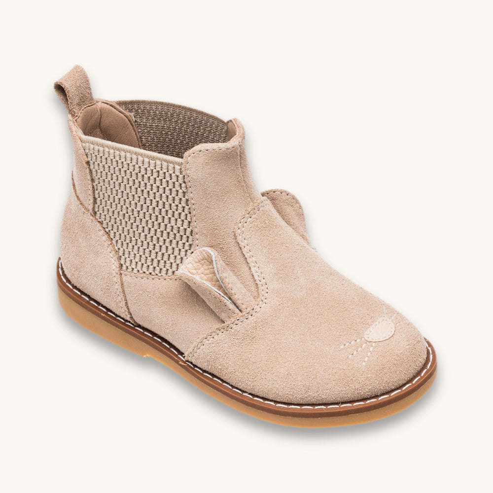 Bottines Chelsea Teddy beiges