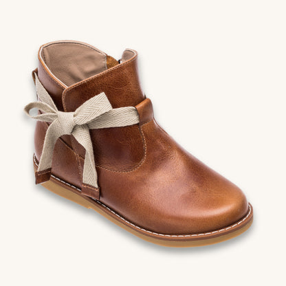 Bottines marron ensoleillé