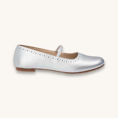Sasha Ballerina Argent plat