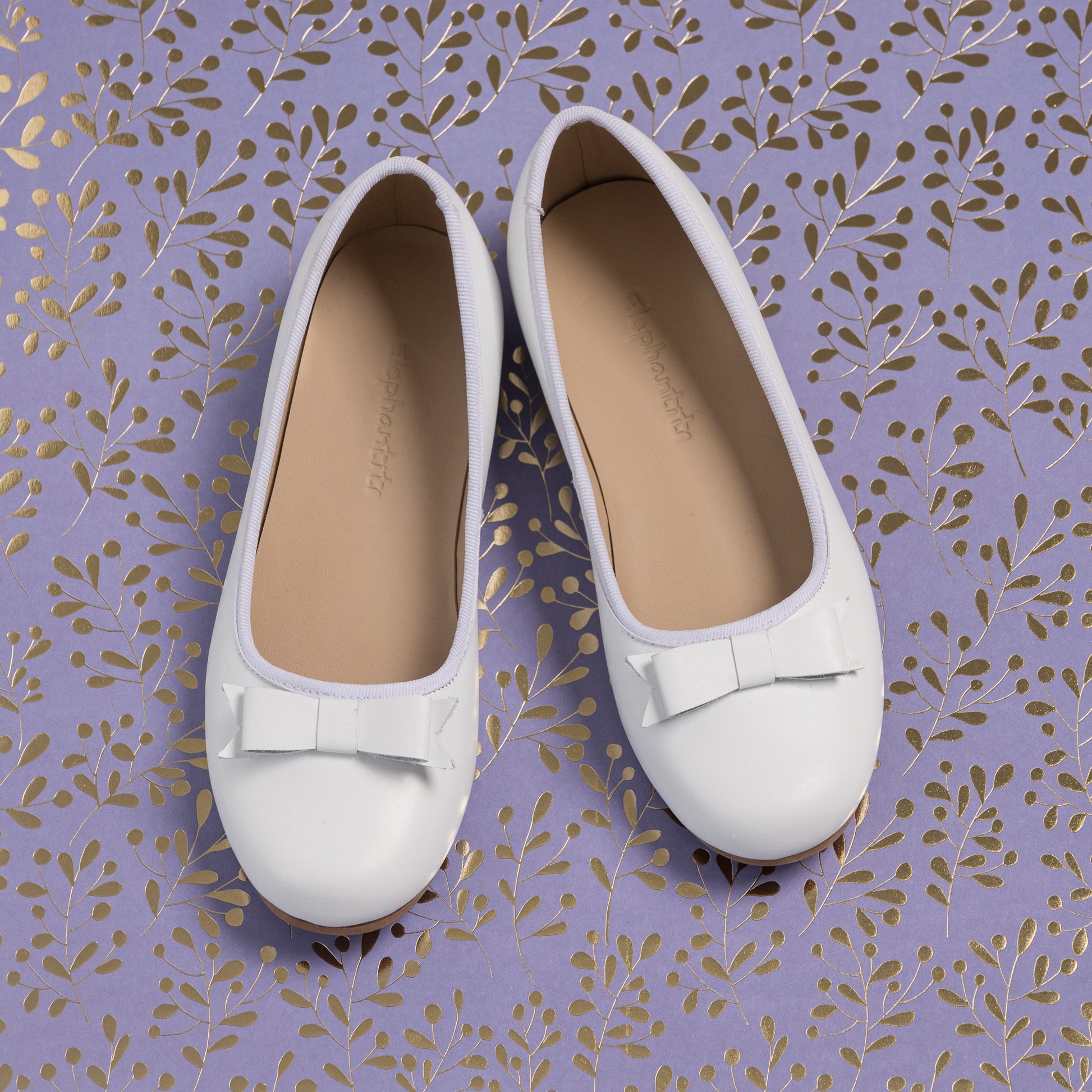 Luxury Leather Ballerina Shoes for Little Girls for communions Elephantito Luxury Leather Ballerina Shoes for Little Girls for communions Elephantito