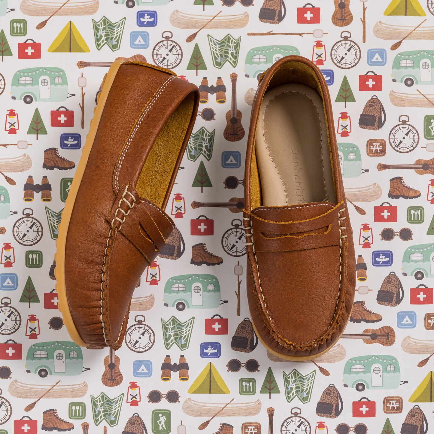 JP Moccasin Saddle Brown