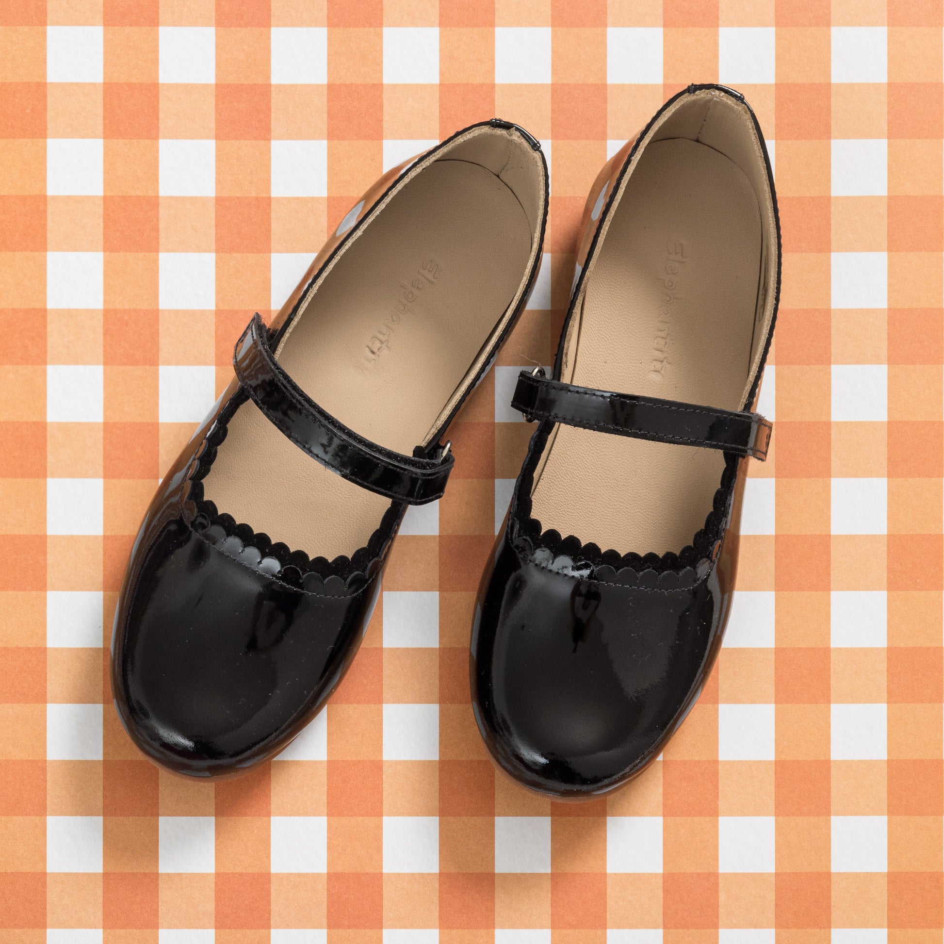 Elephantito Aria Flat Kids - Patent Black, 2 Elephantito Aria Flat Kids - Patent Black, 2