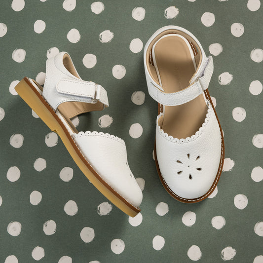 Bellis Sandal White