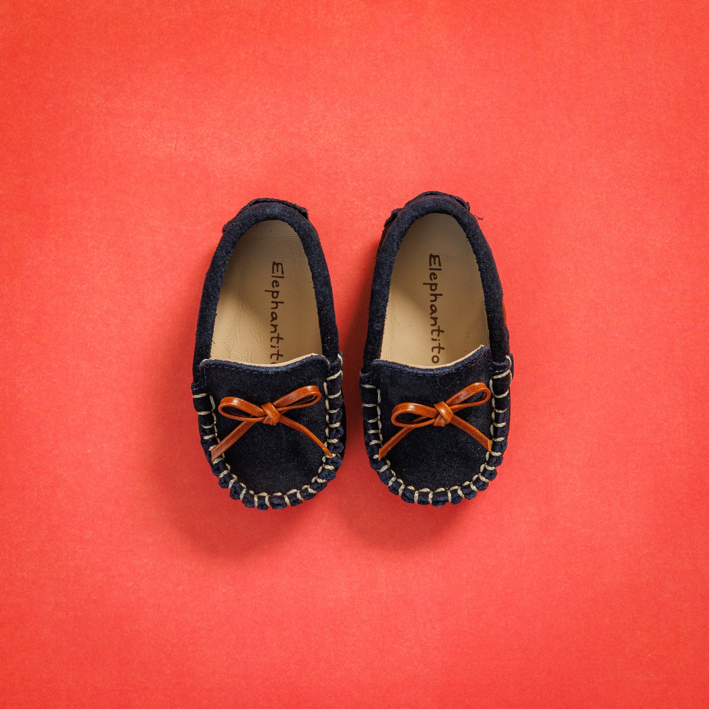 Mocassin de conduite en daim bleu clair
