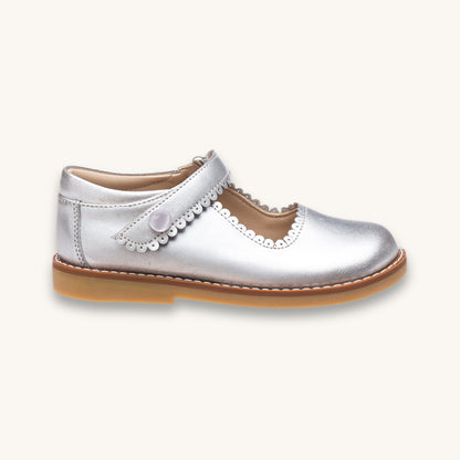 Mary Jane | Silver Leather