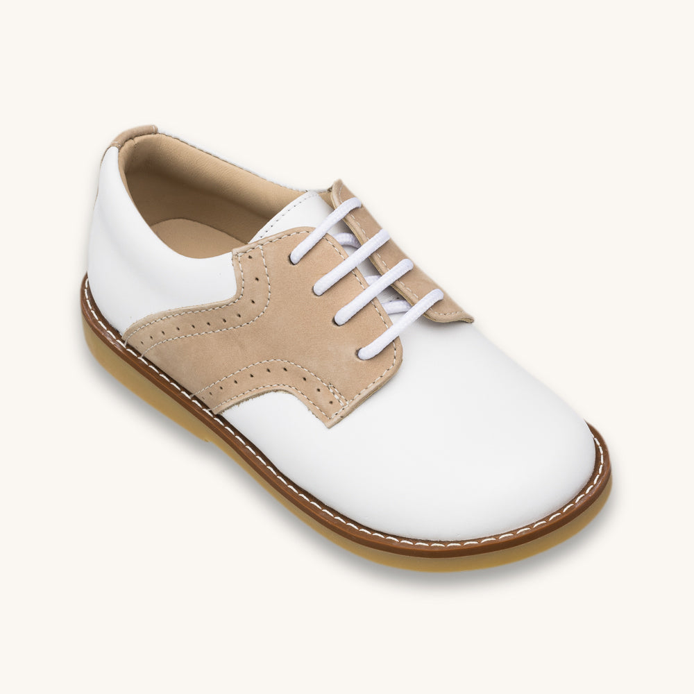 Golfers | White & Ivory Leather