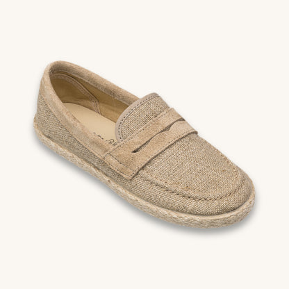 Mocassin espadrille beige