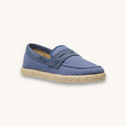 Mocassin Espadrille Indigo