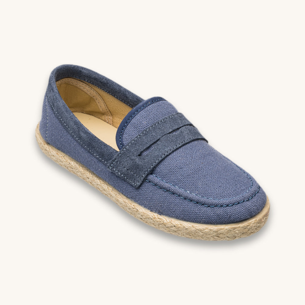 Mocassin Espadrille Indigo