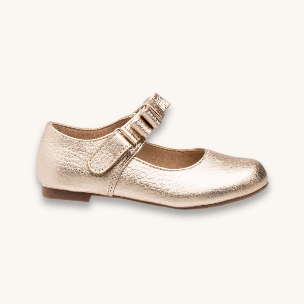Charlotte Mary Jane | Gold Leather
