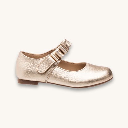 Charlotte Mary Jane | Gold Leather