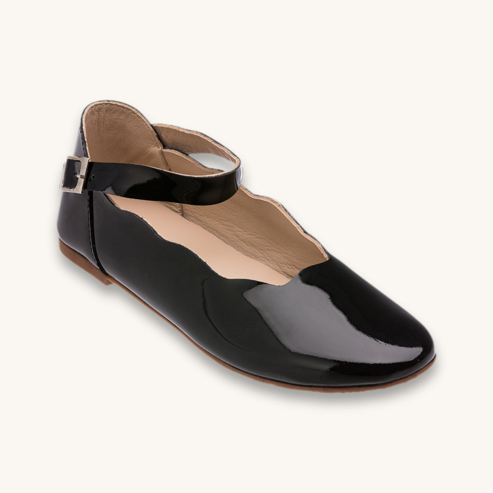 Ballerines Ondina vernies noires