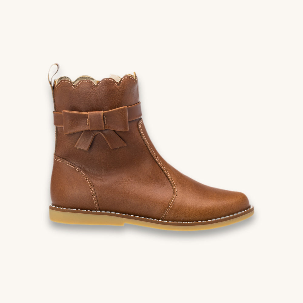 Cellia Bootie | Brown Leather