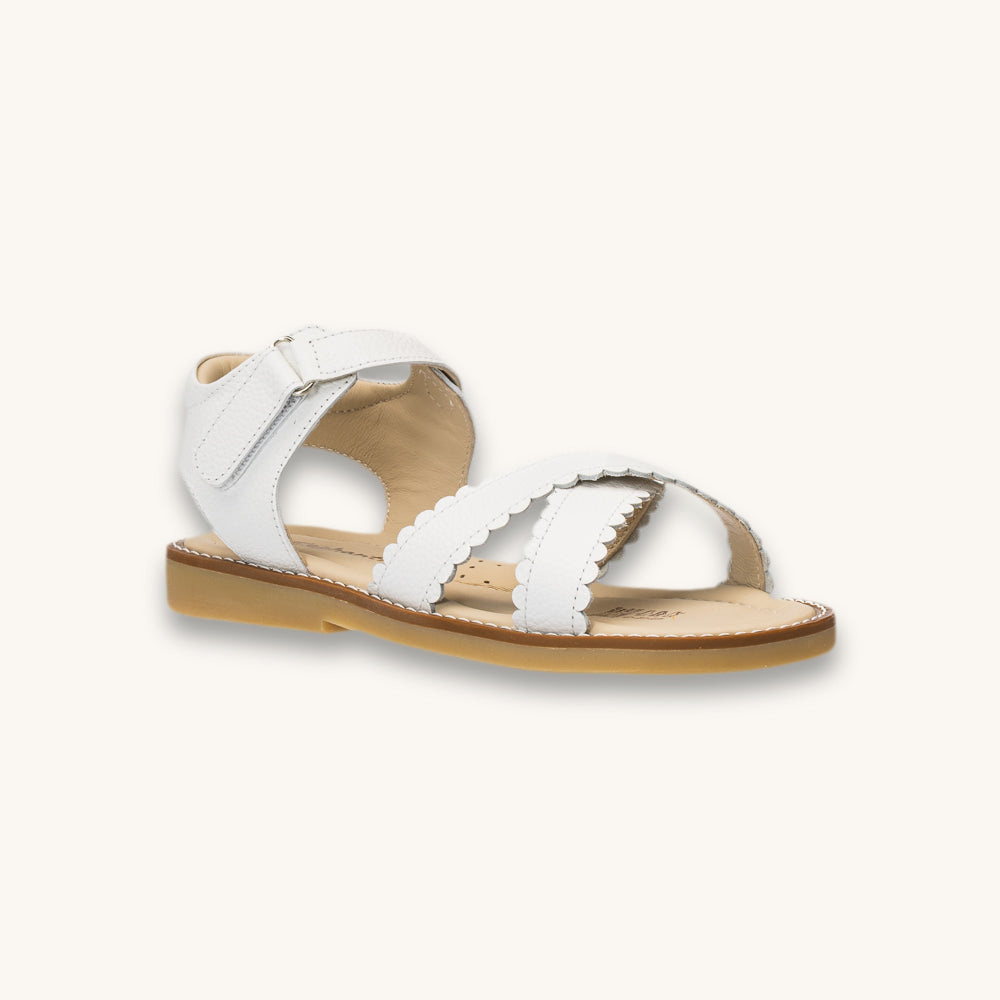 Bloom Sandal | White Leather