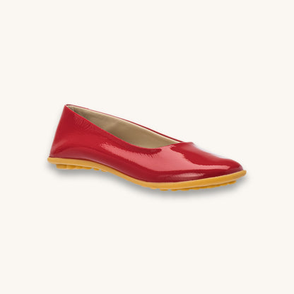 Ballerine nue rouge