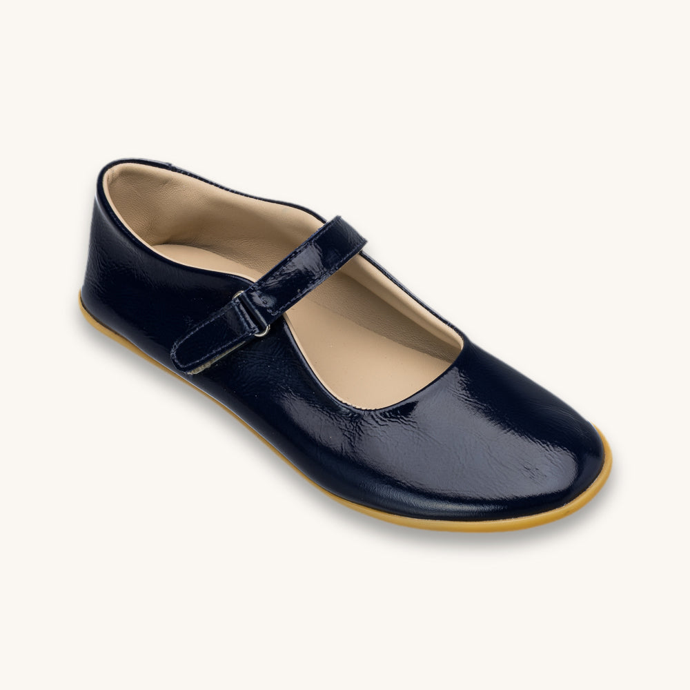 Bare Mary Jane | Blue Leather