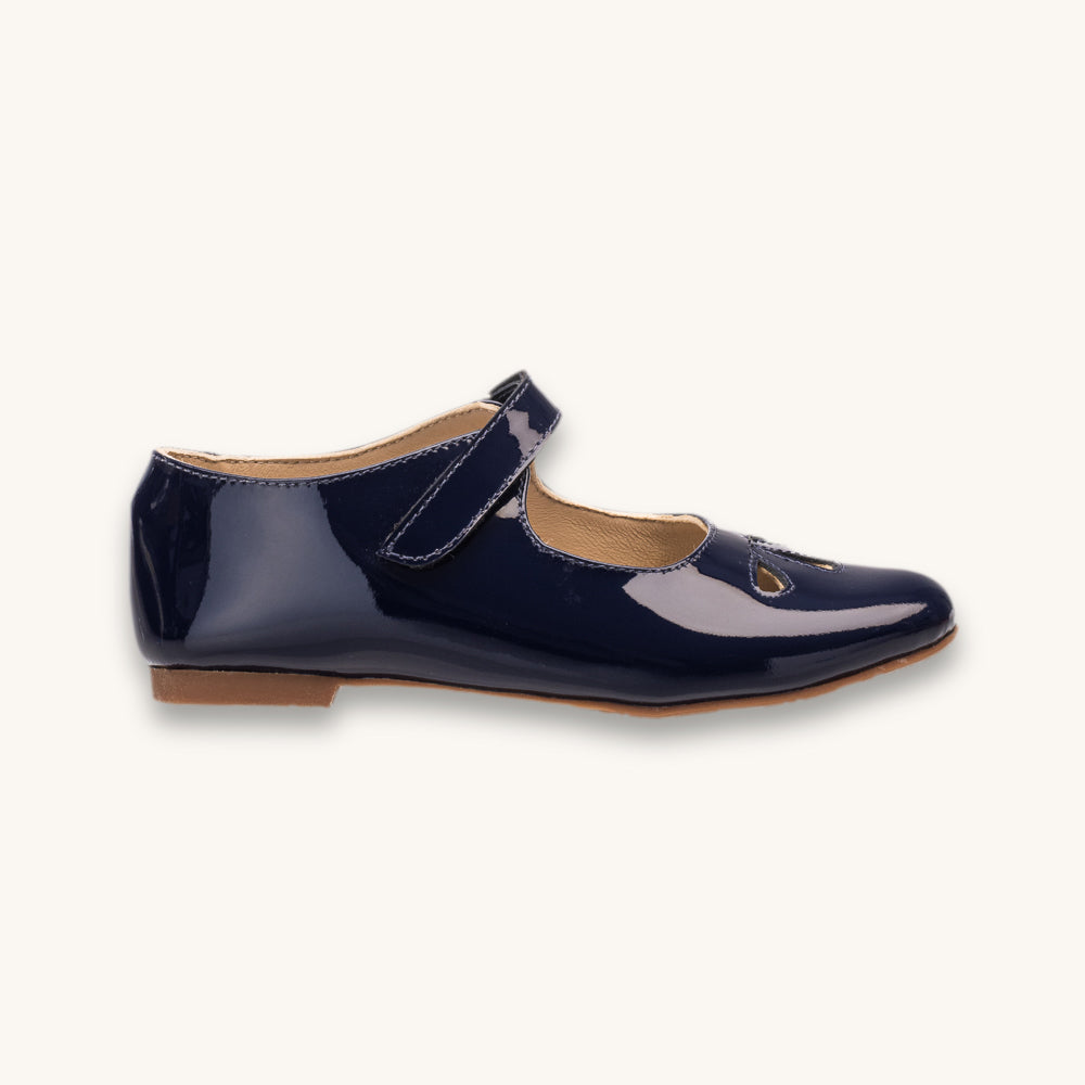Rosie Mary Jane | Blue Patent Leather