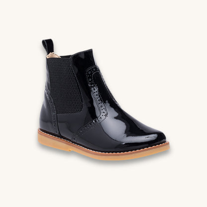 Bottines vernies noires