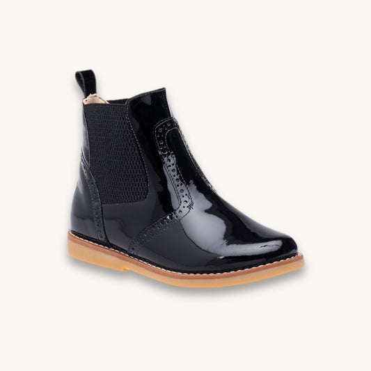 Bottines vernies noires