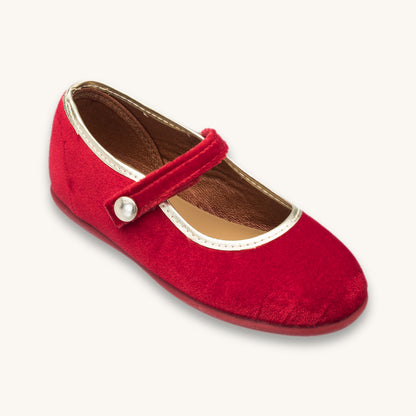 Mary Jane en daim beige