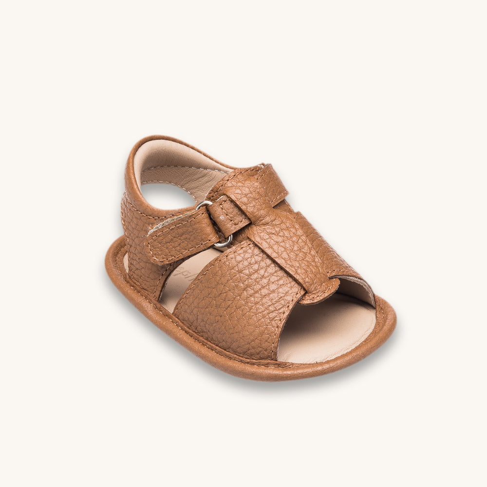 Sandales pour bébé garçon, couleur caramel