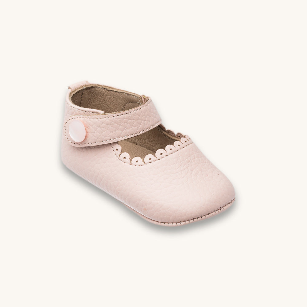 Baby Mary Jane | Pink Leather