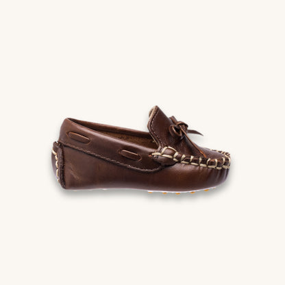 Baby Driver Loafer | Brown Leather
