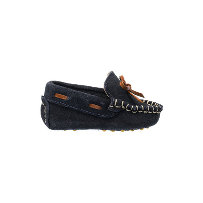 Mocassin de conduite en daim bleu clair