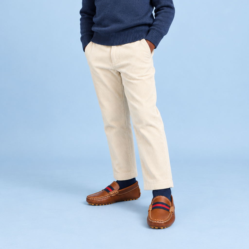 Mocasín Club | Cuero Marrón Natural