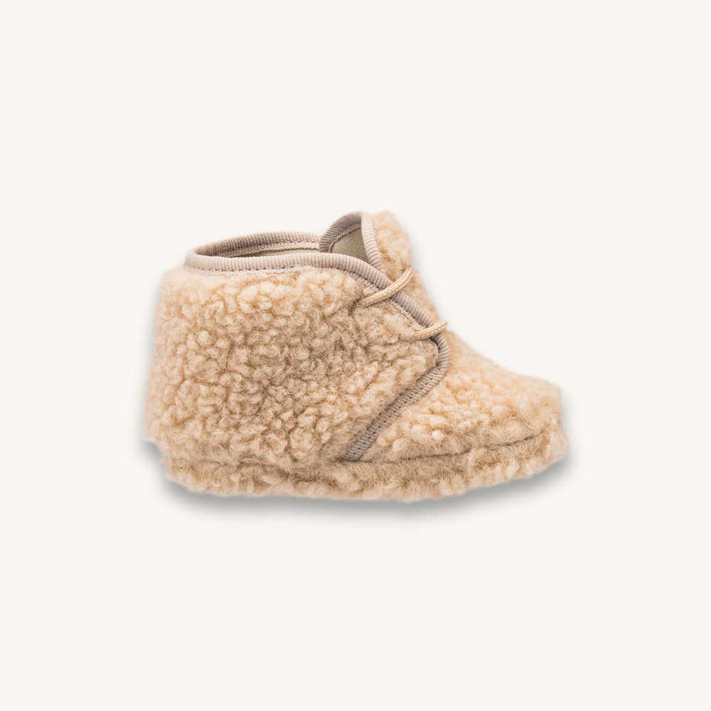 Baby Shearling Bootie | Beige