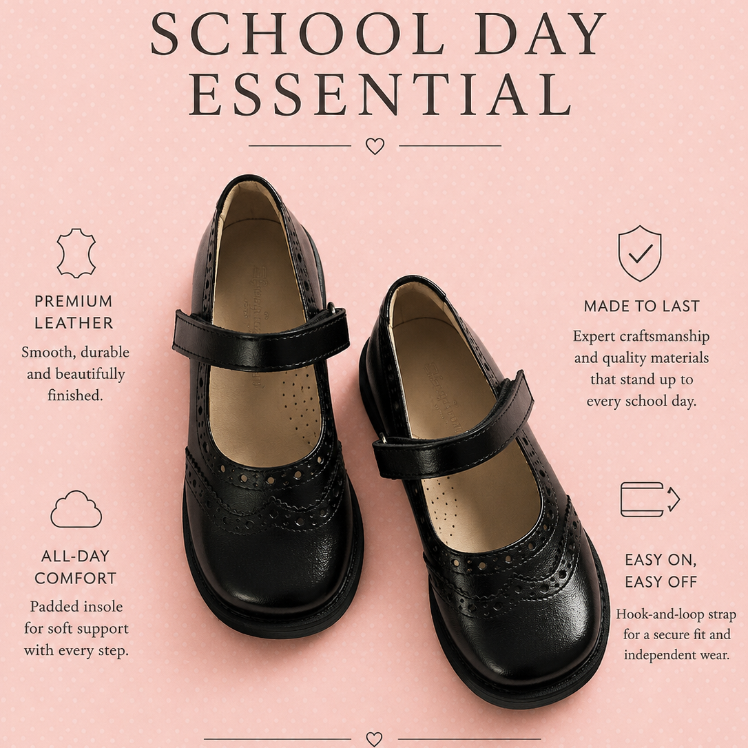 Scholar Spectator Mary Jane | Black Leather