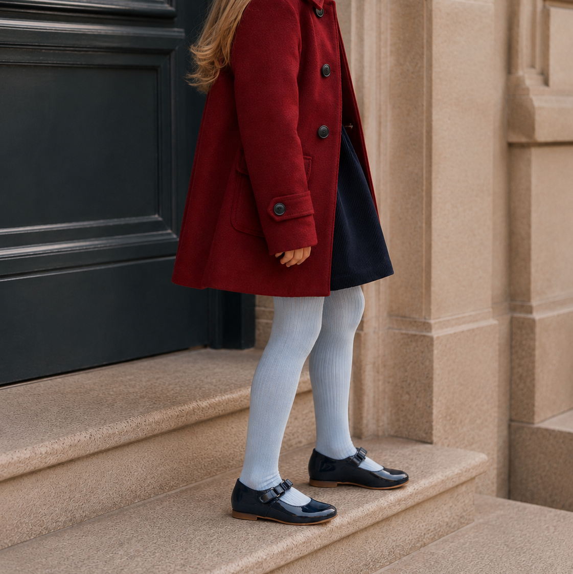 Charlotte Mary Jane | Blue Leather